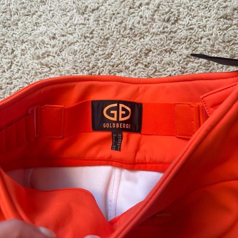 Goldbergh Kate Ski Pants Pippa Orange NWT Waterproof size US 6 - Picture 4 of 9